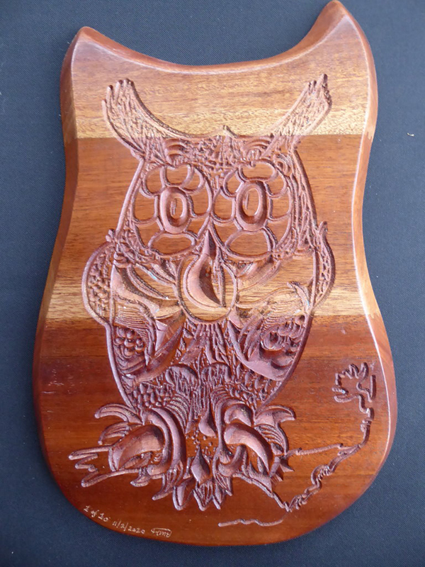 owl-hardwood-carving